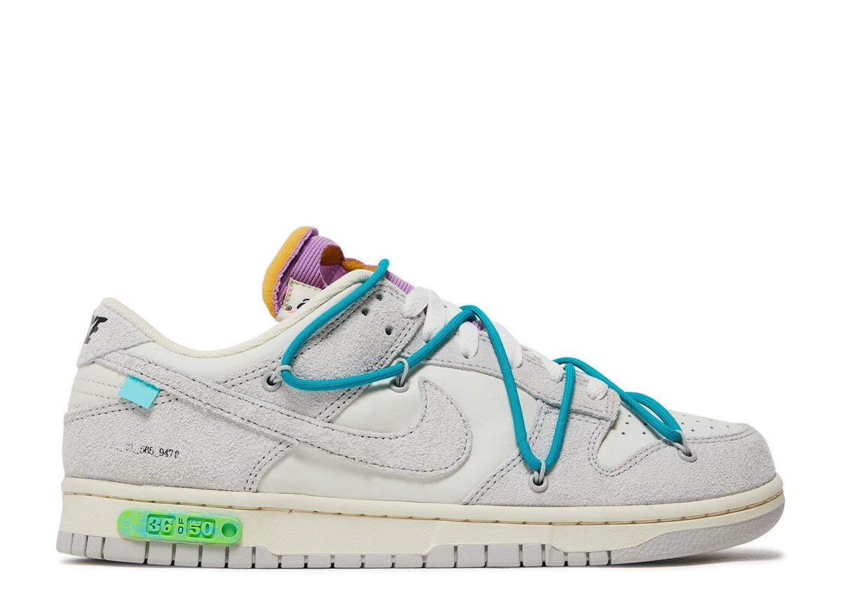 Nike Off-White x Dunk Low 'Lot 36 of 50' Sneakers