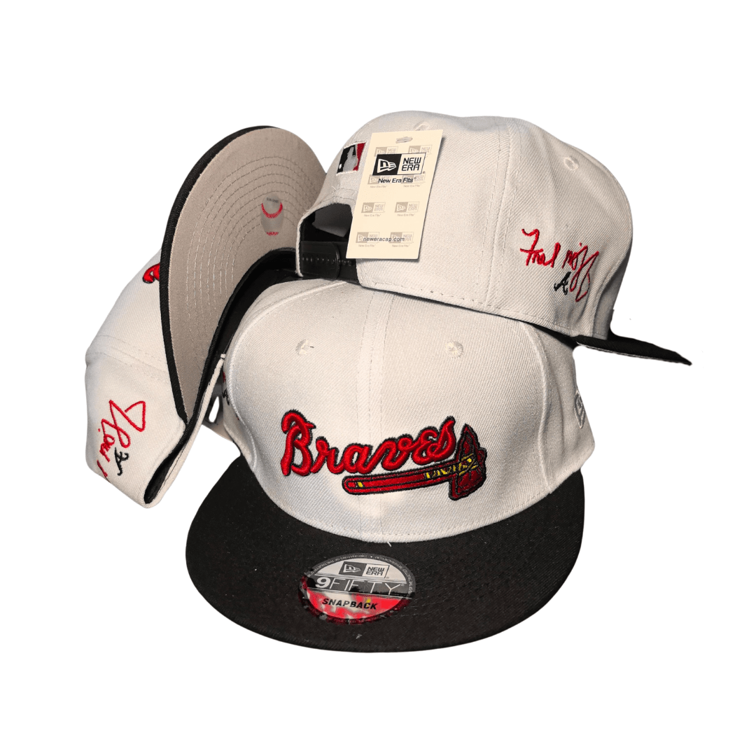 Atlanta Braves Just Caps Hall of Fame Fred McGriff 59FIFTY Cream Cap