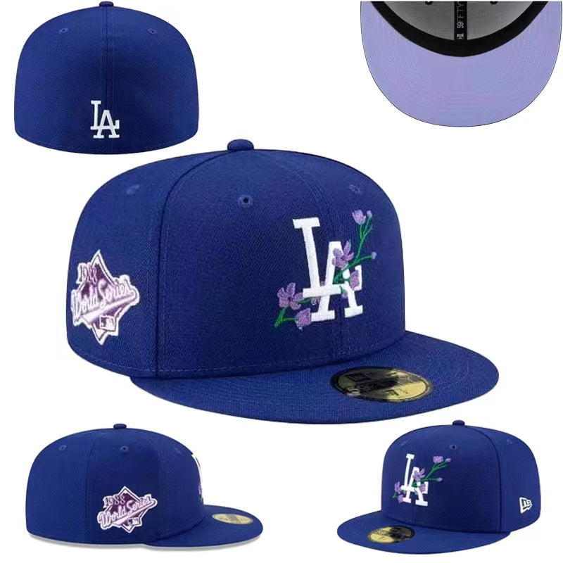 Los Angeles Dodgers 1988 World Series Fitted Hat - Royal Blue