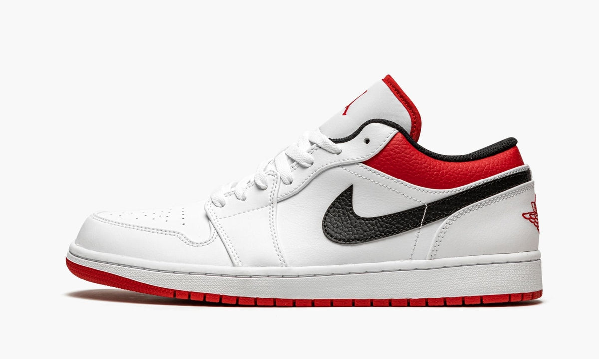 Air Jordan 1 Low White / Gym Red Sneakers