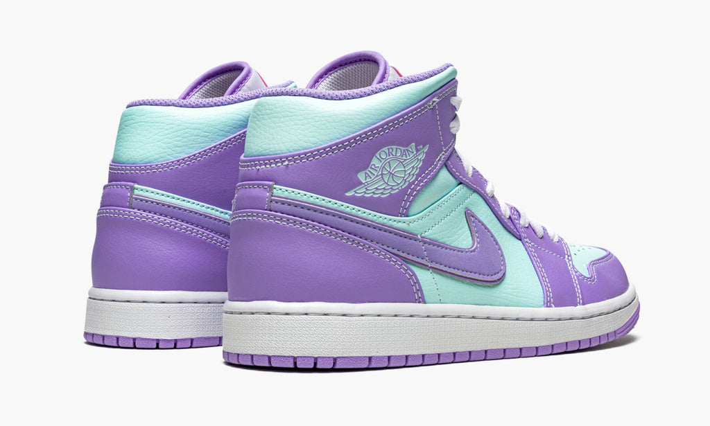 Air Jordan 1 Mid Purple Pulse / Glacier Blue Sneakers