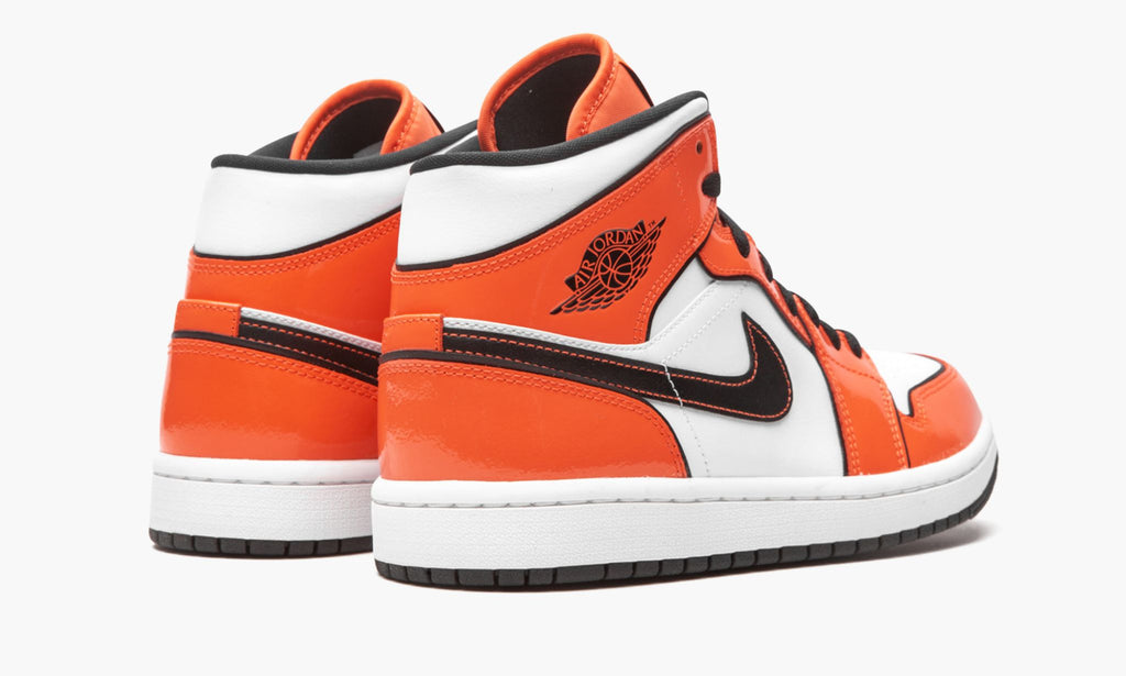 Air Jordan 1 Mid SE Turf Orange Sneakers