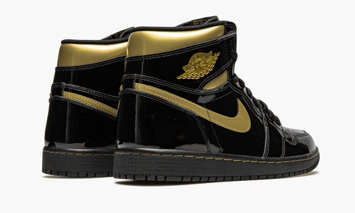 Air Jordan 1 Retro High OG "Black Metallic Gold" Sneakers