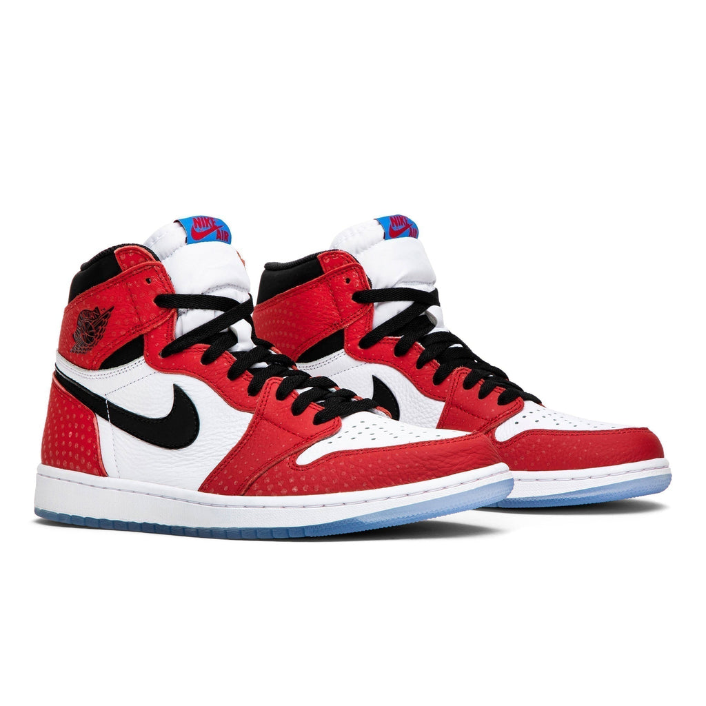 Air Jordan 1 Retro High OG Spider-Man Origin Story 555088-602 Sneakers