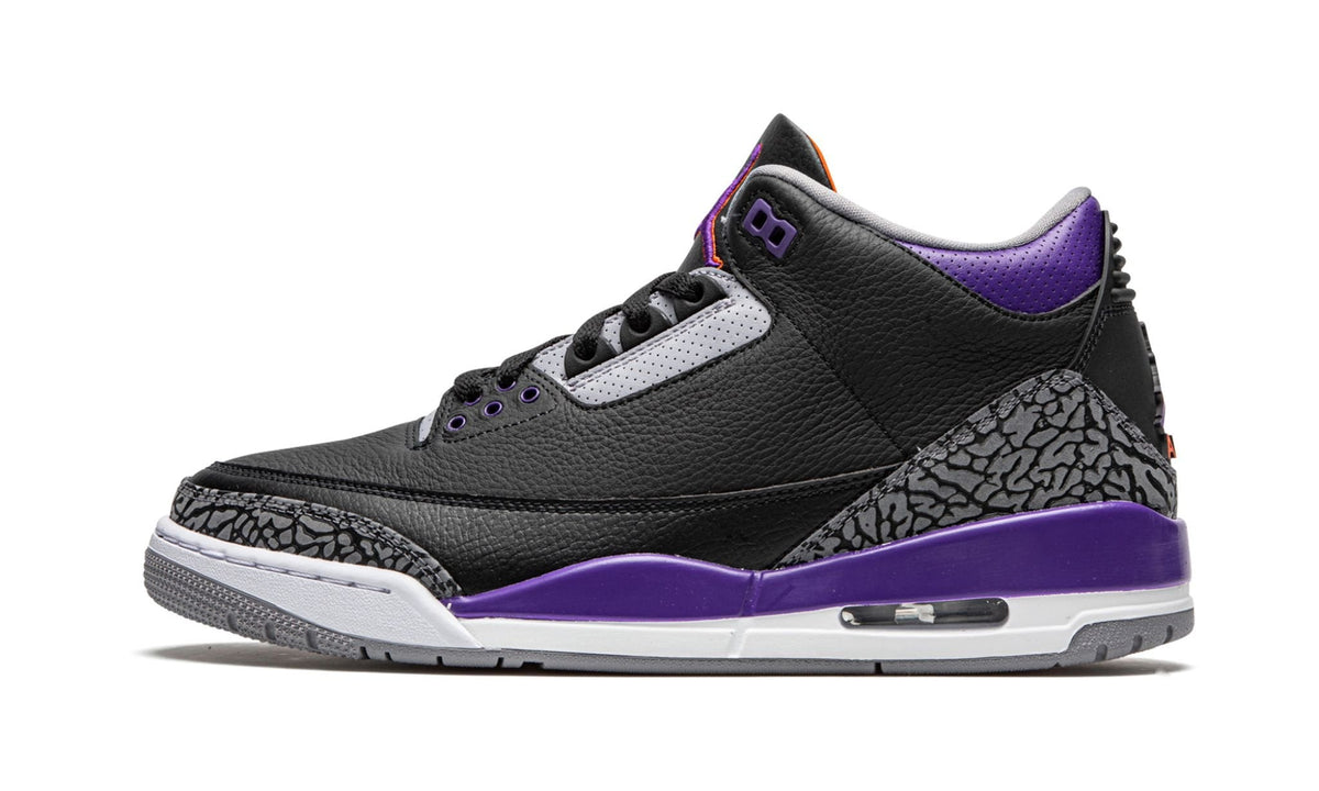 Air Jordan 3 Retro Court Purple Sneakers