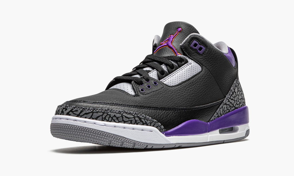 Air Jordan 3 Retro Court Purple Sneakers