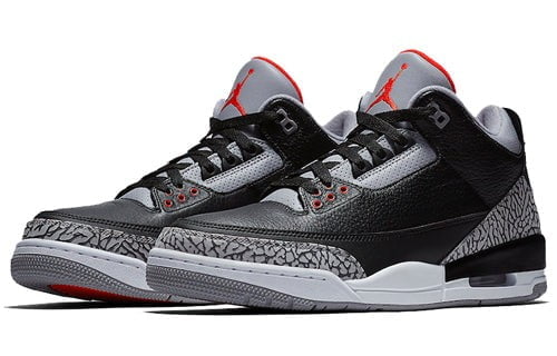 Air Jordan 3 Retro High OG Black Cement 854262 Sneakers