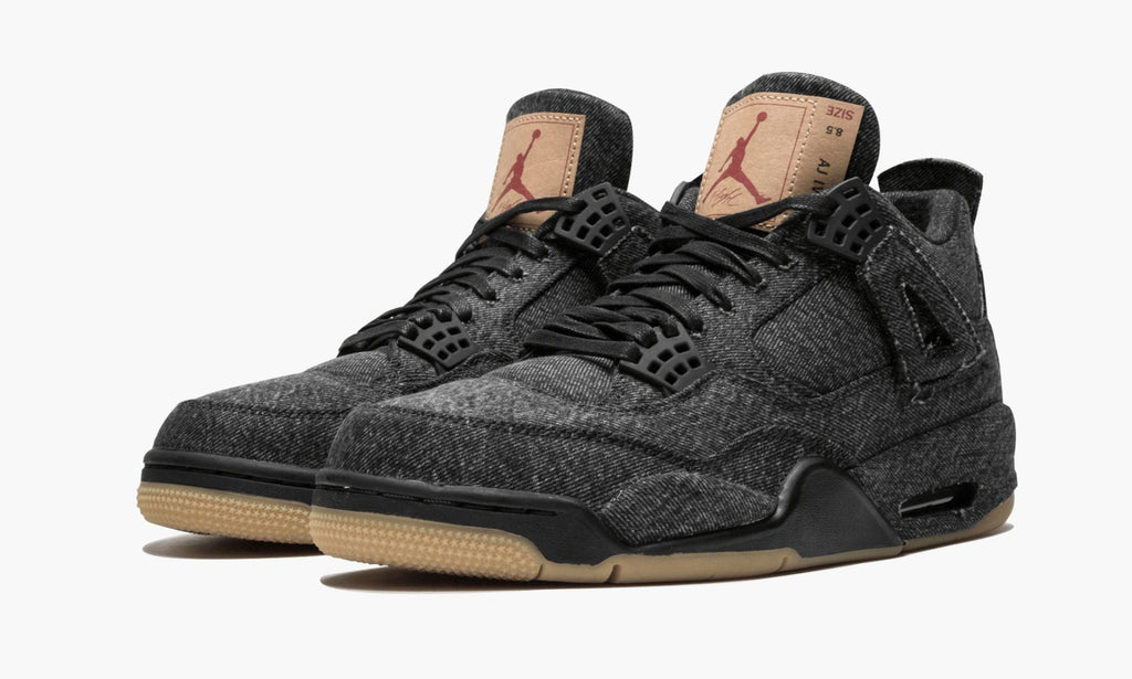 Air Jordan 4 Retro Levis NRG "Black Levis" Sneakers