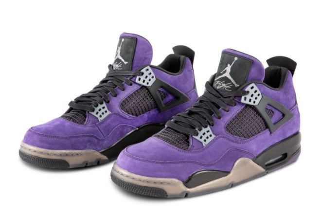 Air Jordan 4 Retro TraviScots Purple CI1184 Sneakers