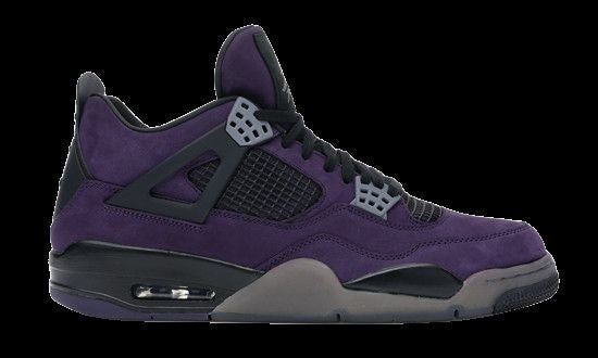 Air Jordan 4 Retro TraviScots Purple CI1184 Sneakers