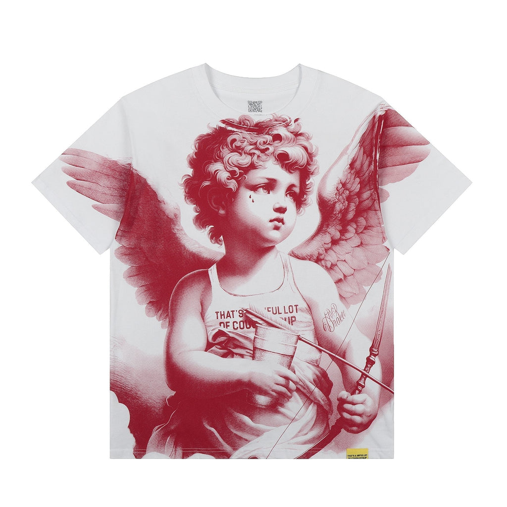 THAT'S A AWFUL LOT OF COUGH SYRUP Cherub Graphic T-Shirt — front