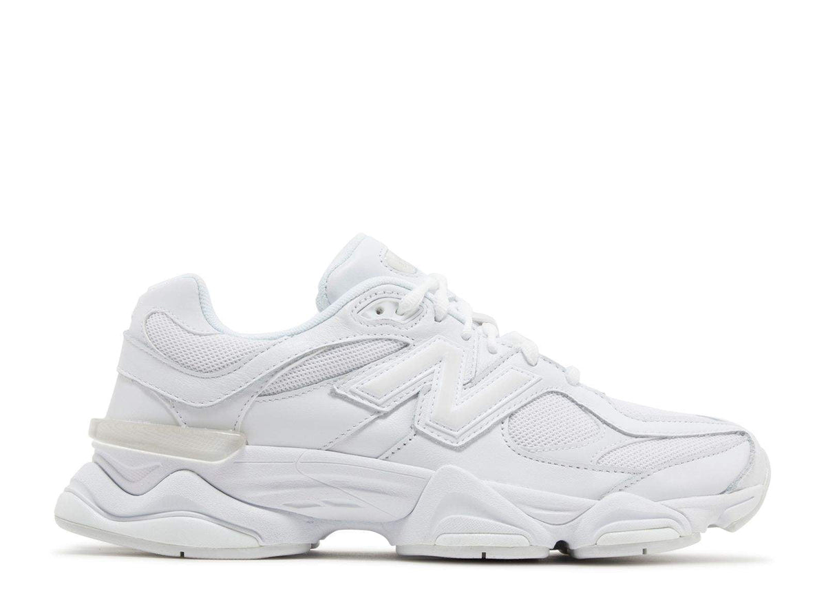 New Balance 9060 Triple White Sneakers