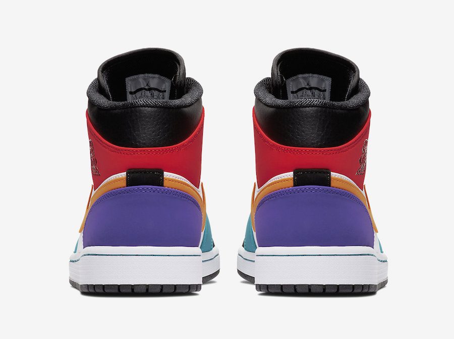 Jordan 1 Mid Multicolor 554724 Sneakers