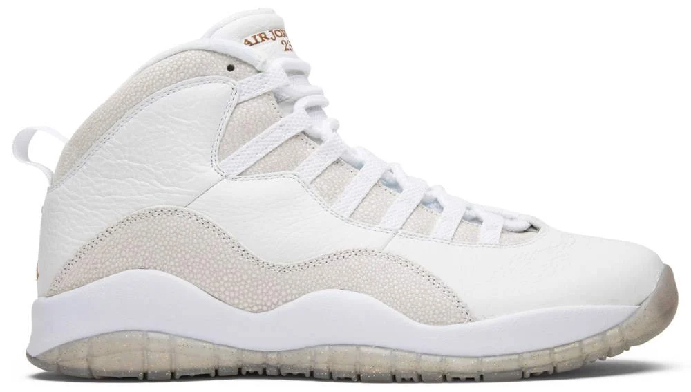 Jordan 10 Retro Drake OVO White Sneakers