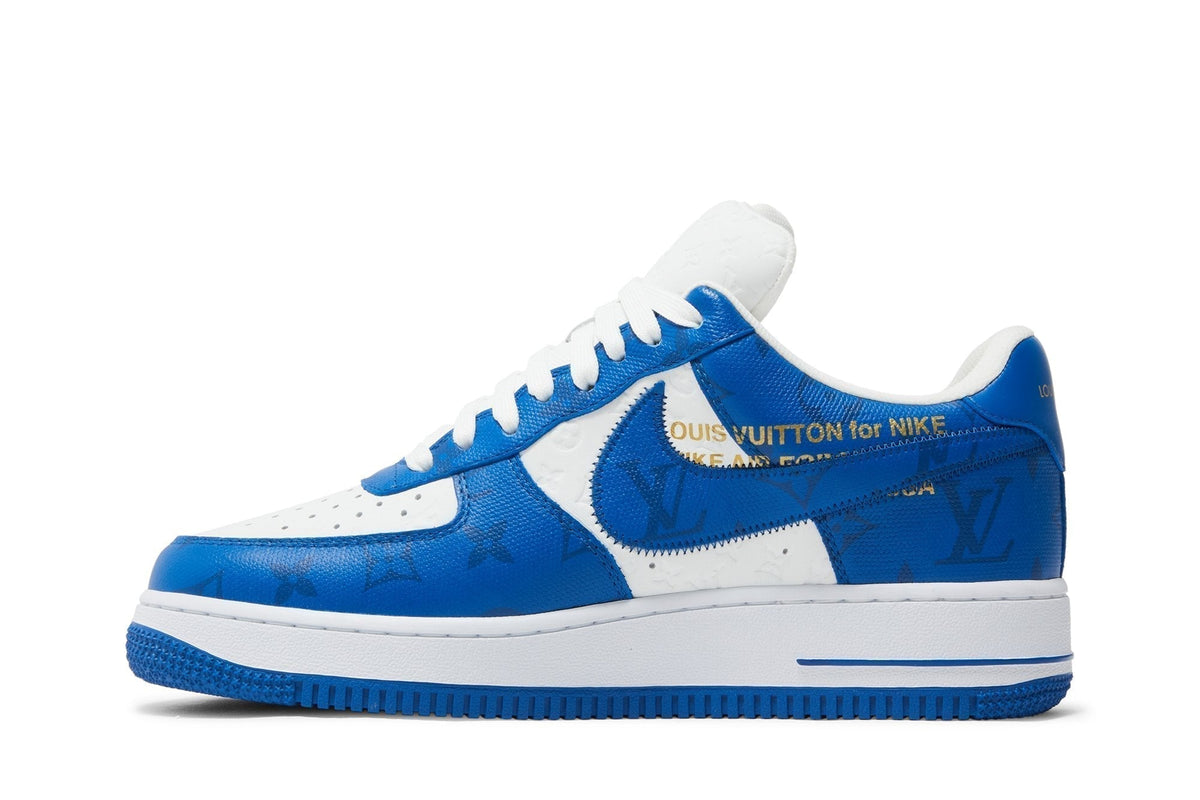 Nike Air Force 1 Low x Louis Vuitton By Virgil Abloh White Royal Sneakers