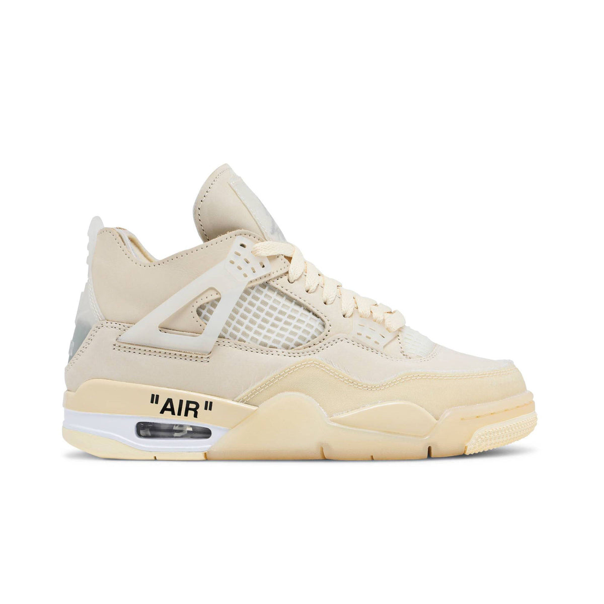 Off-White x Women's Air Jordan 4 SP Sail CV9388-100 Sneakers