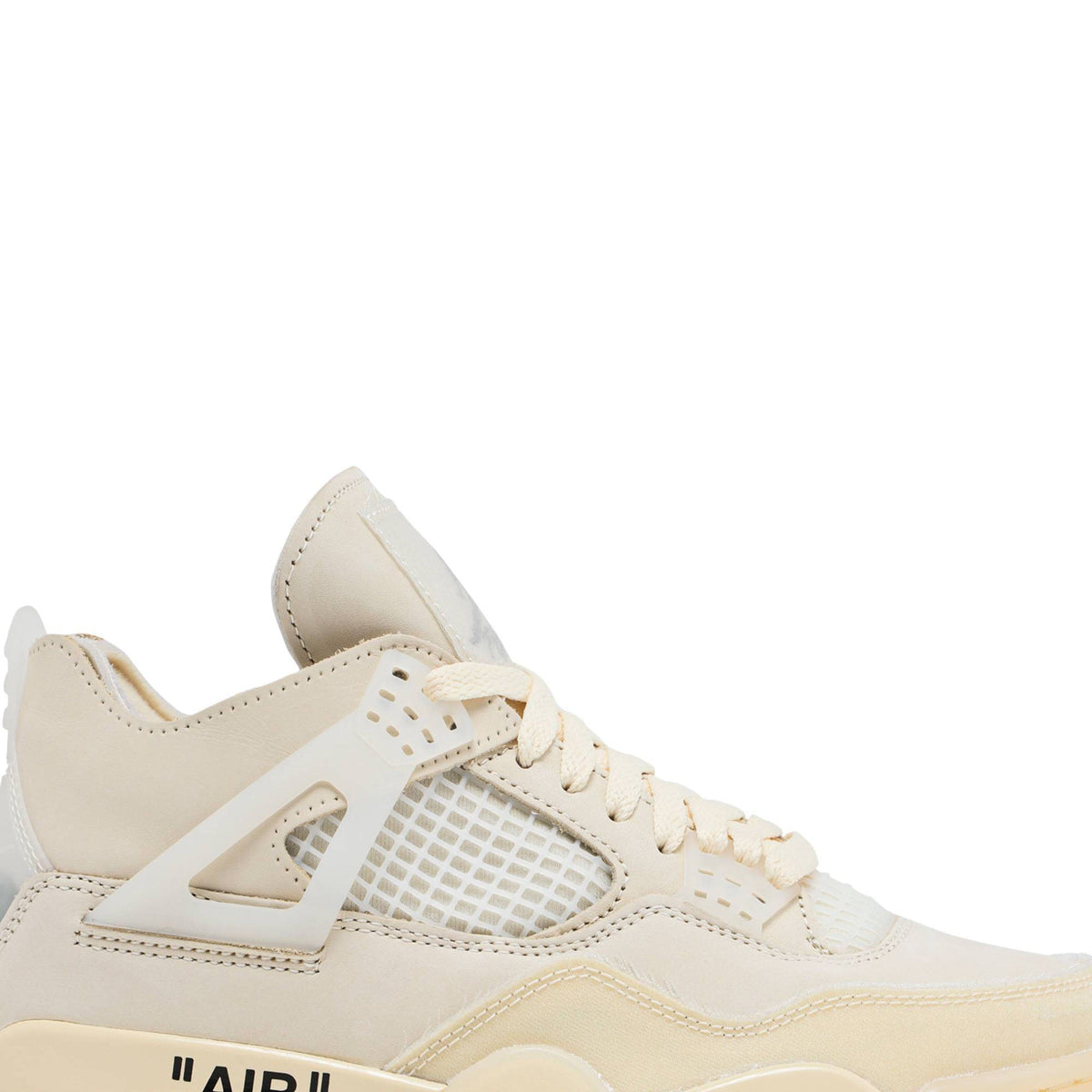 Off-White x Women's Air Jordan 4 SP Sail CV9388-100 Sneakers
