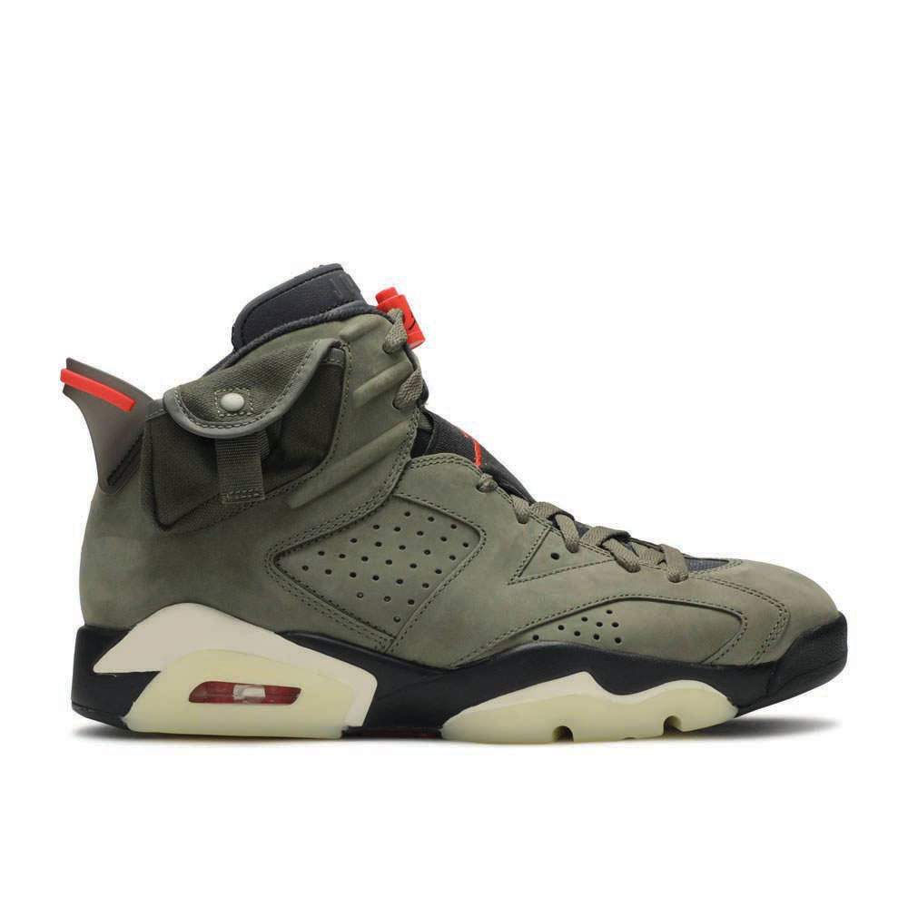 Travis Scott x Air Jordan 6 Retro 'Olive' Sneakers